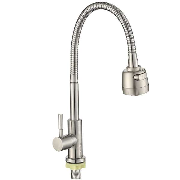 Sinlge Line Shower Neck Faucet Deck Mounted